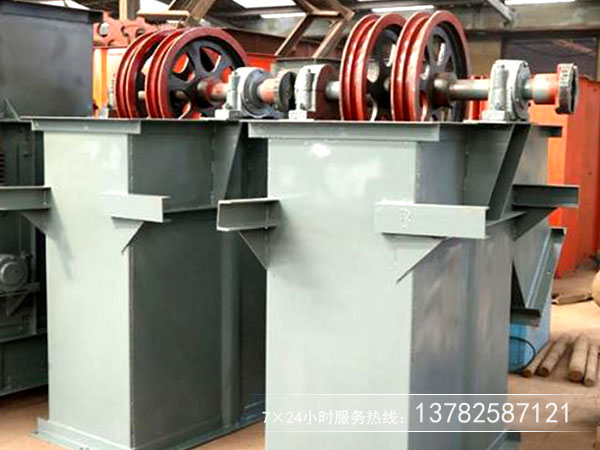 環鏈、皮帶提升機挖料式提升機料斗改造